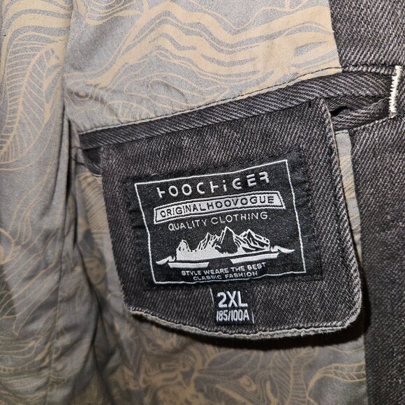 Dark Grey, Tom Hardy, Denim Blazer - Picture 4 of 6